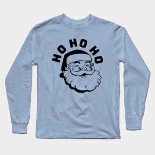 SANTA - HO HO HO - Black version Long Sleeve T-Shirt